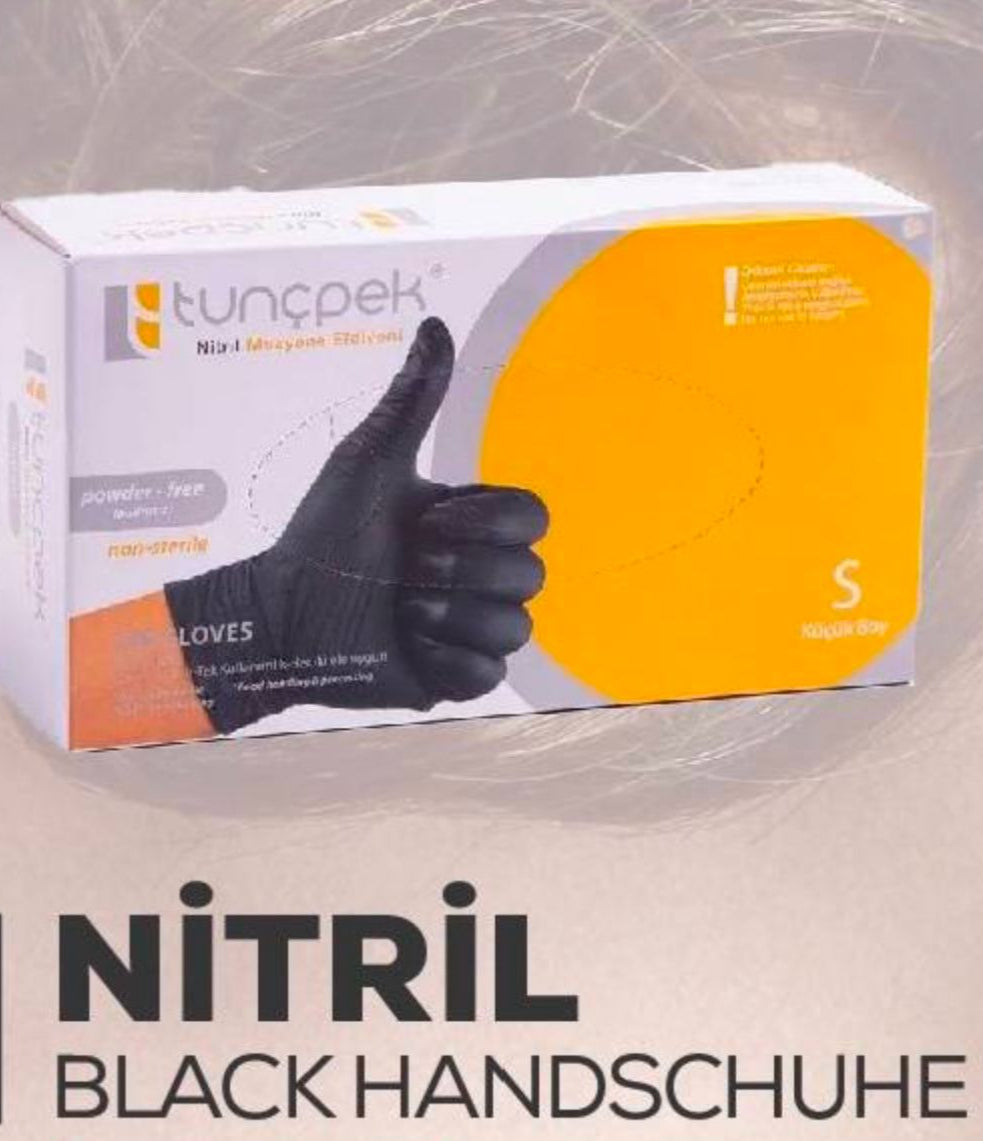 Handschuhe Nitril Schwarz