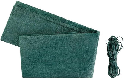 Balkonsichtschutz, Grau und Dunkel Grün