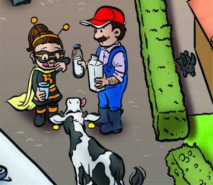 Wimmel-Max und Wimmel-Biene Bilderbuch mit integriertem Smart-Phone-Hörbuch für Kinder