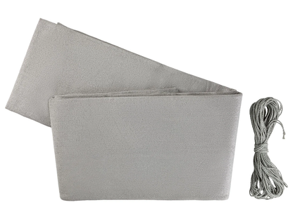 Balkonsichtschutz, Grau und Dunkel Grün