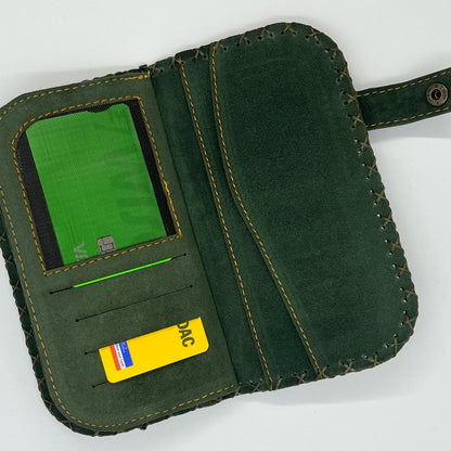 Cool Geld Börse aus Leder mit Figuren