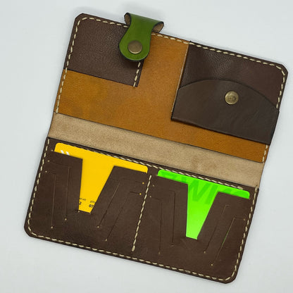 Geld Börse Portmonee aus Natur Leder