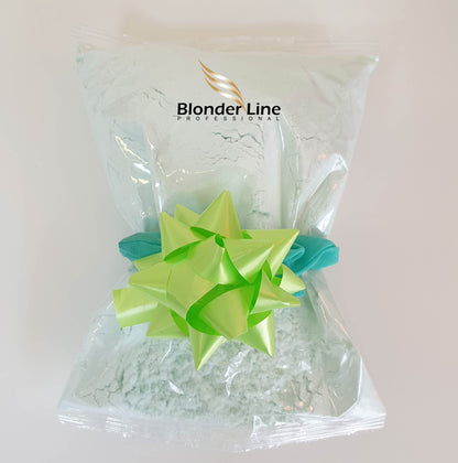 Green bleaching up to level 9 achieves great coloring on hair