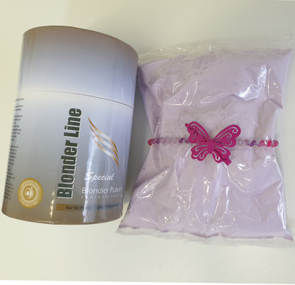 Purple bleaching hair lightener bleaching powder