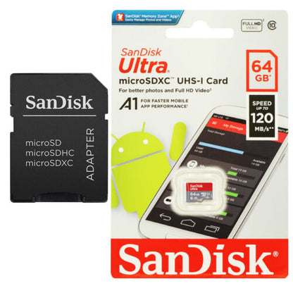 Sandisk Ultra A1 micro Speicherkarte 64GB
