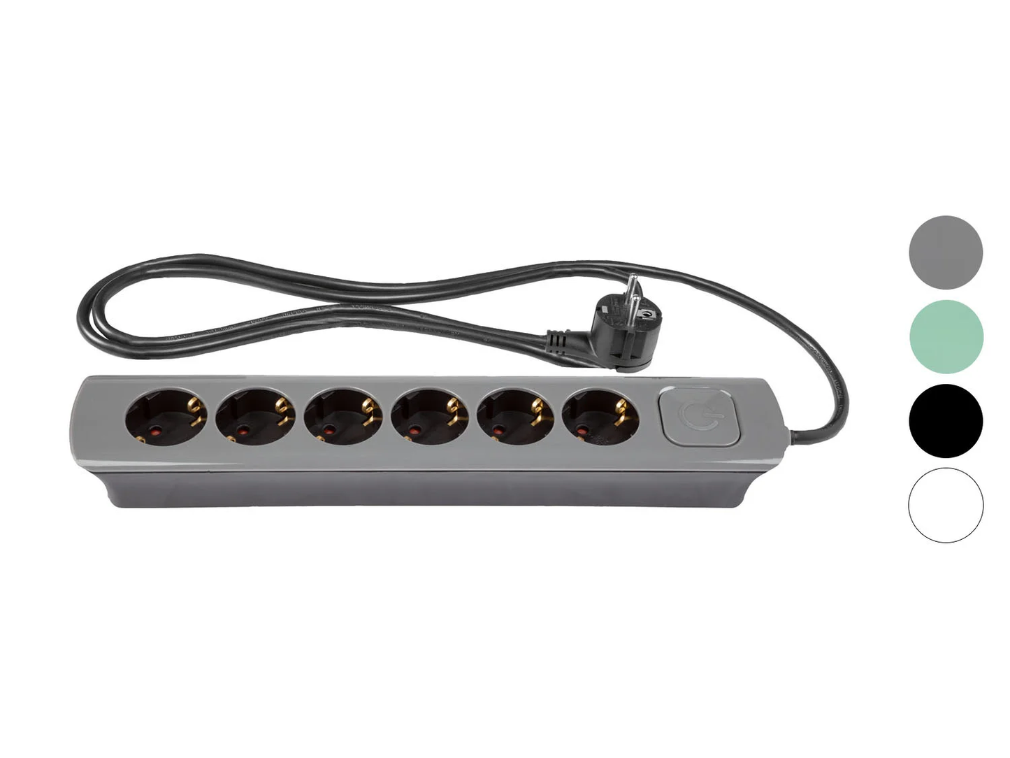 Steckdosenleiste 6-fach, 3680 Watt